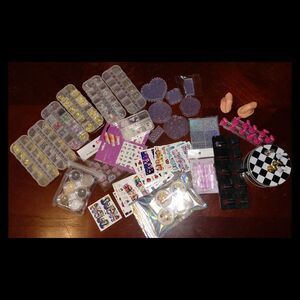 Nail Art Supplies with Stickers and Accessories